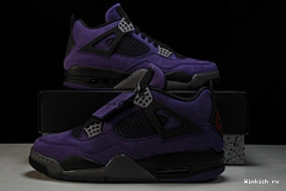 Travis Retro x Jordan Purple Air 4 Scott 0913